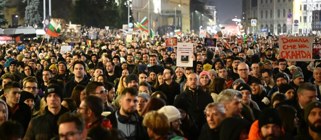 Protestas contra la corrupción en Bulgaria - Noviembre de 2025